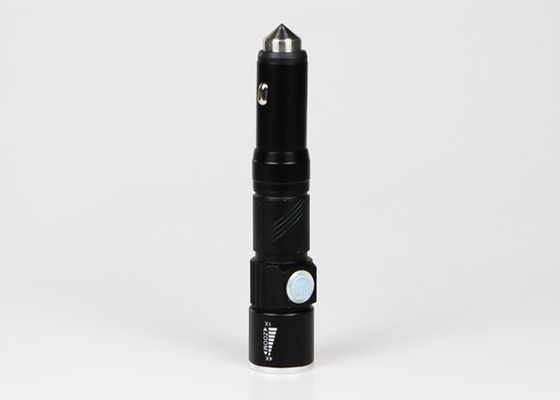 linterna de LED recargable de 3W 350Lm USB con modos del martillo 3 de la seguridad
